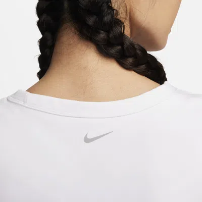 Nike (wmns)  One Fitted Dri-fit Cropped T-shirt Asia Sizing 'white'