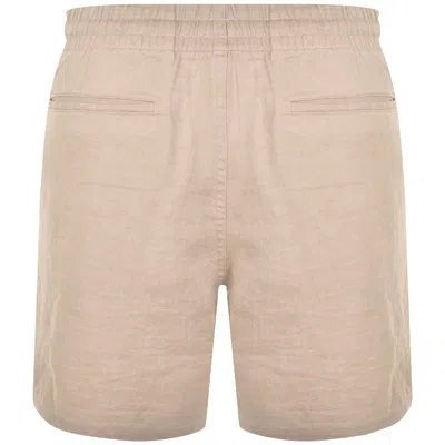 Ralph Lauren Linen Prepster Shorts Beige In Neutral