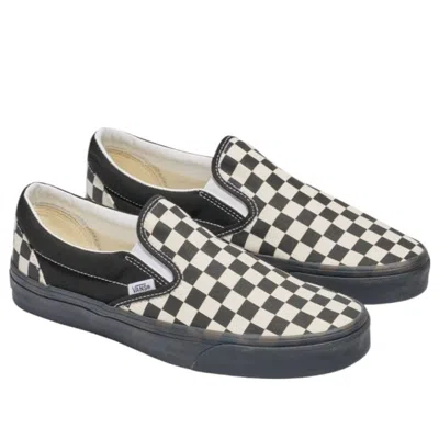 Vans Classic Slip-on Checkerboard 'black White Black Midsole'