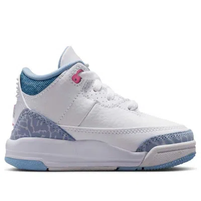 Air Jordan (td)  3 Retro 'white Cobalt Bliss'