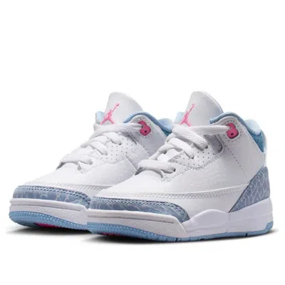 Air Jordan (td)  3 Retro 'white Cobalt Bliss'