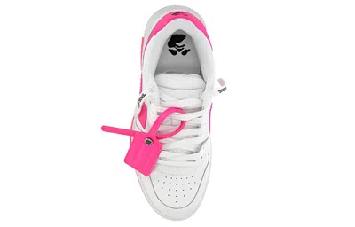 Off-white (wmns)  Out Of Office Calf Leather Sneaker 'white Red'