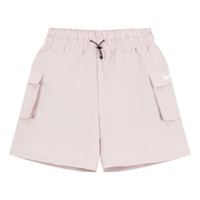 Nike (wmns)  Woven High-waisted Shorts 'pink' In White