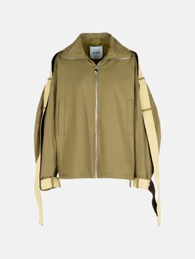 Attico Green Cotton Blend Jacket