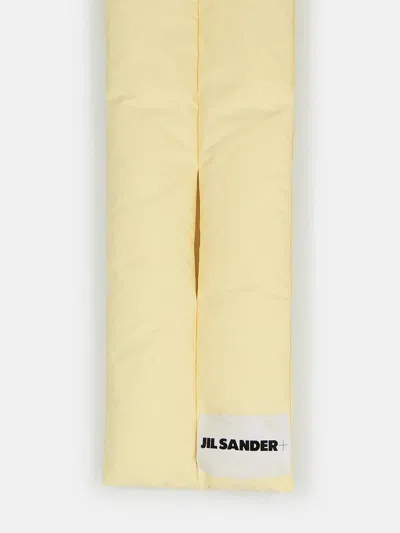 Jil Sander Ivory Polyester Scarf