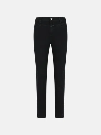 Closed 'skinny Pusher' Black Cotton Jeans