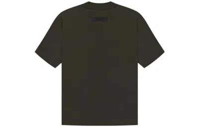 Essentials (gs) Fear Of God  Ss23 Ss T-shirt 'off Black' In Green