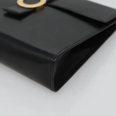 Pre-owned Celine Céline Black Leather Clutch Bag ()