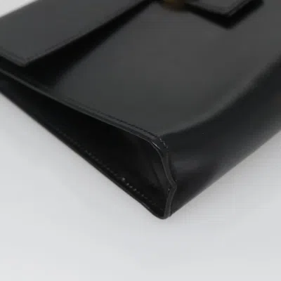 Pre-owned Celine Céline Black Leather Clutch Bag ()