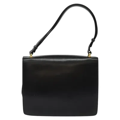 Pre-owned Celine Céline Black Leather Shoulder Bag ()