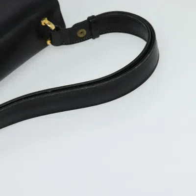Pre-owned Celine Céline Black Leather Shoulder Bag ()