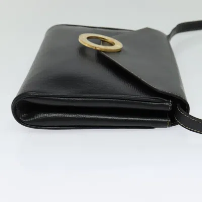 Pre-owned Celine Céline Black Leather Shoulder Bag ()