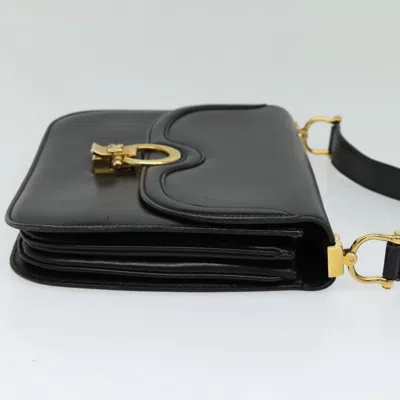Pre-owned Celine Céline Classic Black Leather Shoulder Bag ()