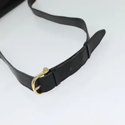 Pre-owned Celine Céline Classic Black Leather Shoulder Bag ()