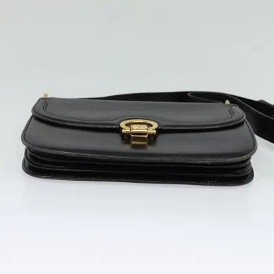 Pre-owned Celine Céline Classic Black Leather Shoulder Bag ()