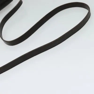 Pre-owned Celine Céline Logo Du Cercle Black Leather Shoulder Bag ()