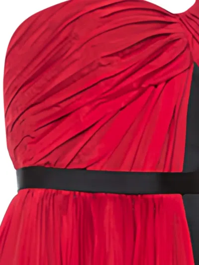 Pre-owned Jason Wu One-shoulder Silk Dress In Red