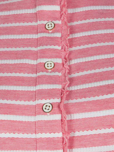 Pre-owned Tory Burch Striped T-shirt In Pink