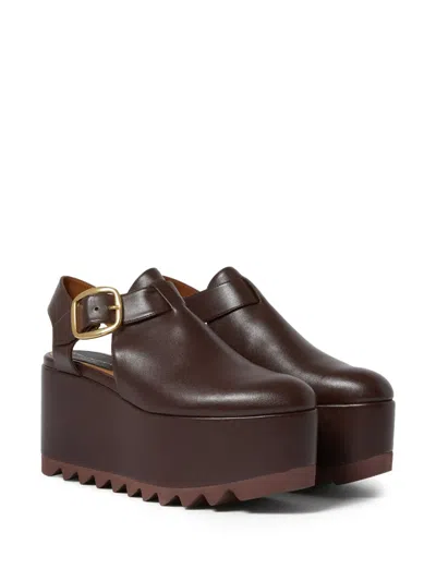 Stella Mccartney Elyse Closed-toe T-bar Platform Sandal