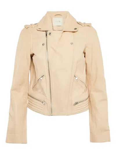 Pre-owned Maje Leather Biker Jacket