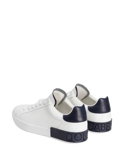 Dolce & Gabbana Sneakers From The Portofino Line In Calfskin