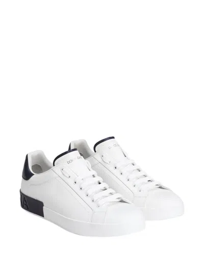 Dolce & Gabbana Sneakers From The Portofino Line In Calfskin