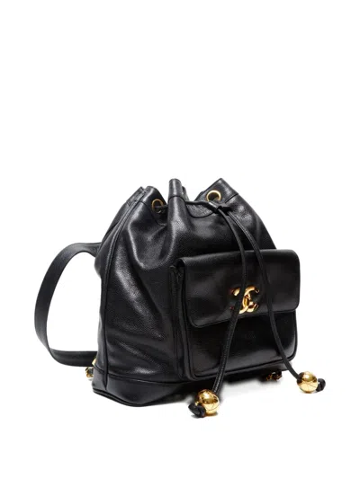 Pre-owned Chanel 1991-1994 Drawstring Leather Backpack