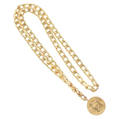 Pre-owned Chanel Cambon Gold Metal Belt  ()