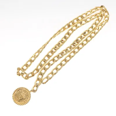 Pre-owned Chanel Cambon Gold Metal Belt  ()