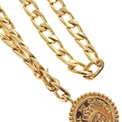 Pre-owned Chanel Cambon Gold Metal Belt  ()