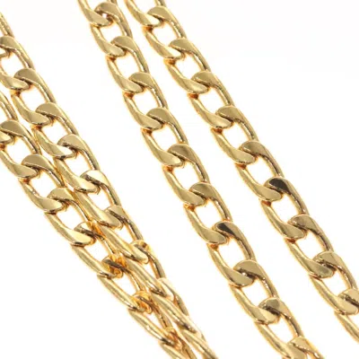 Pre-owned Chanel Cambon Gold Metal Belt  ()