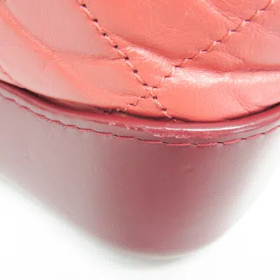 Pre-owned Chanel Gabrielle Pink Leather Shoulder Bag ()