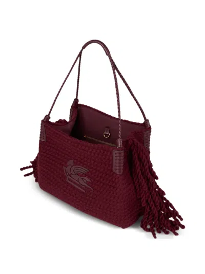 Etro Small Libra Fringed Tote Bag