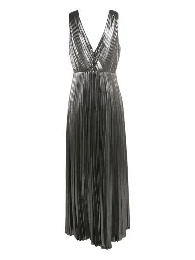 Pre-owned Aidan Mattox Pleated Maxi Dress