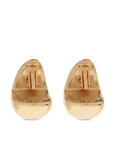 Max Mara Fedra Earrings In Gold