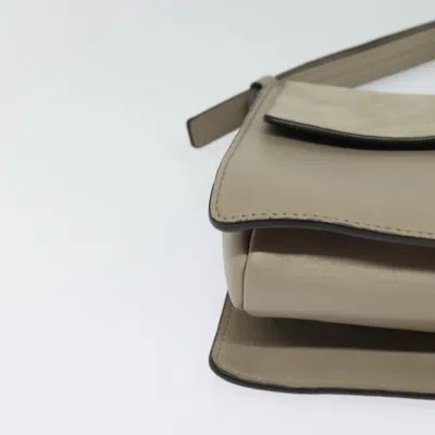 Pre-owned Chloé Faye Grey Suede Shoulder Bag ()