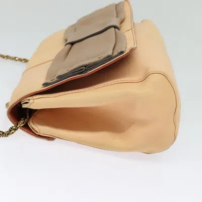 Pre-owned Chloé June Beige Leather Shoulder Bag ()