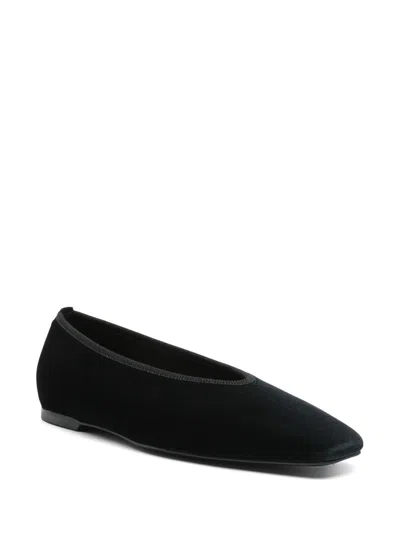 Totême Toteme Minimalist Velvet Ballerinas Shoes