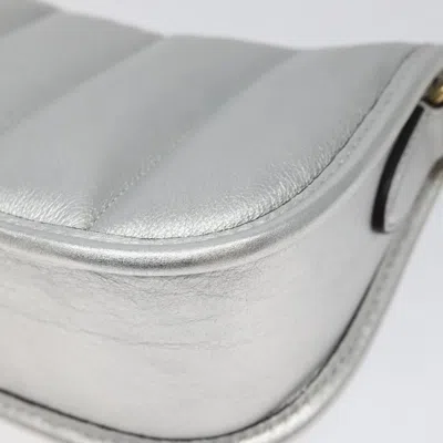 Pre-owned Coach Swinger Silver Leather Shoulder Bag ()