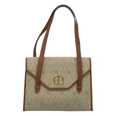 Pre-owned Dior Beige Canvas Shoulder Bag ()