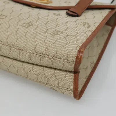 Pre-owned Dior Beige Canvas Shoulder Bag ()