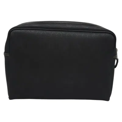 Pre-owned Dior Black Canvas Clutch Bag ()