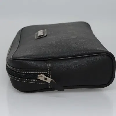 Pre-owned Dior Black Canvas Clutch Bag ()