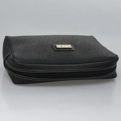 Pre-owned Dior Black Canvas Clutch Bag ()
