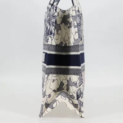 Pre-owned Dior Book Tote Navy Canvas Tote Bag ()