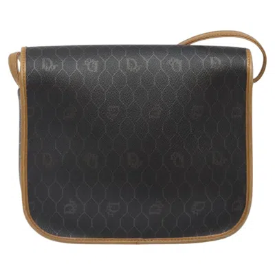 Pre-owned Dior Honeycomb Brown Canvas Shoulder Bag ()