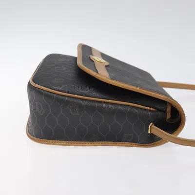 Pre-owned Dior Honeycomb Brown Canvas Shoulder Bag ()