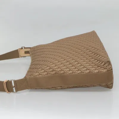 Pre-owned Dior Trotter Beige Canvas Shoulder Bag ()