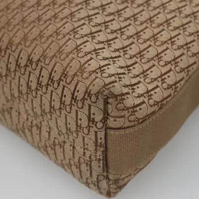 Pre-owned Dior Trotter Beige Canvas Shoulder Bag ()