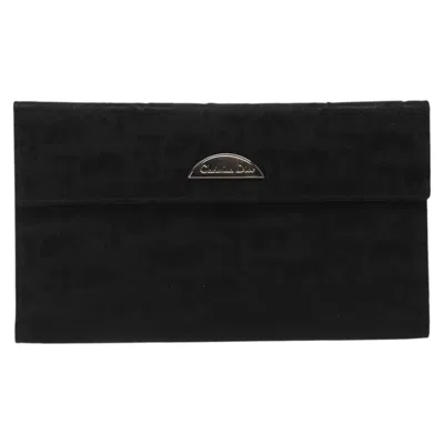 Pre-owned Dior Trotter Black Canvas Wallet  ()